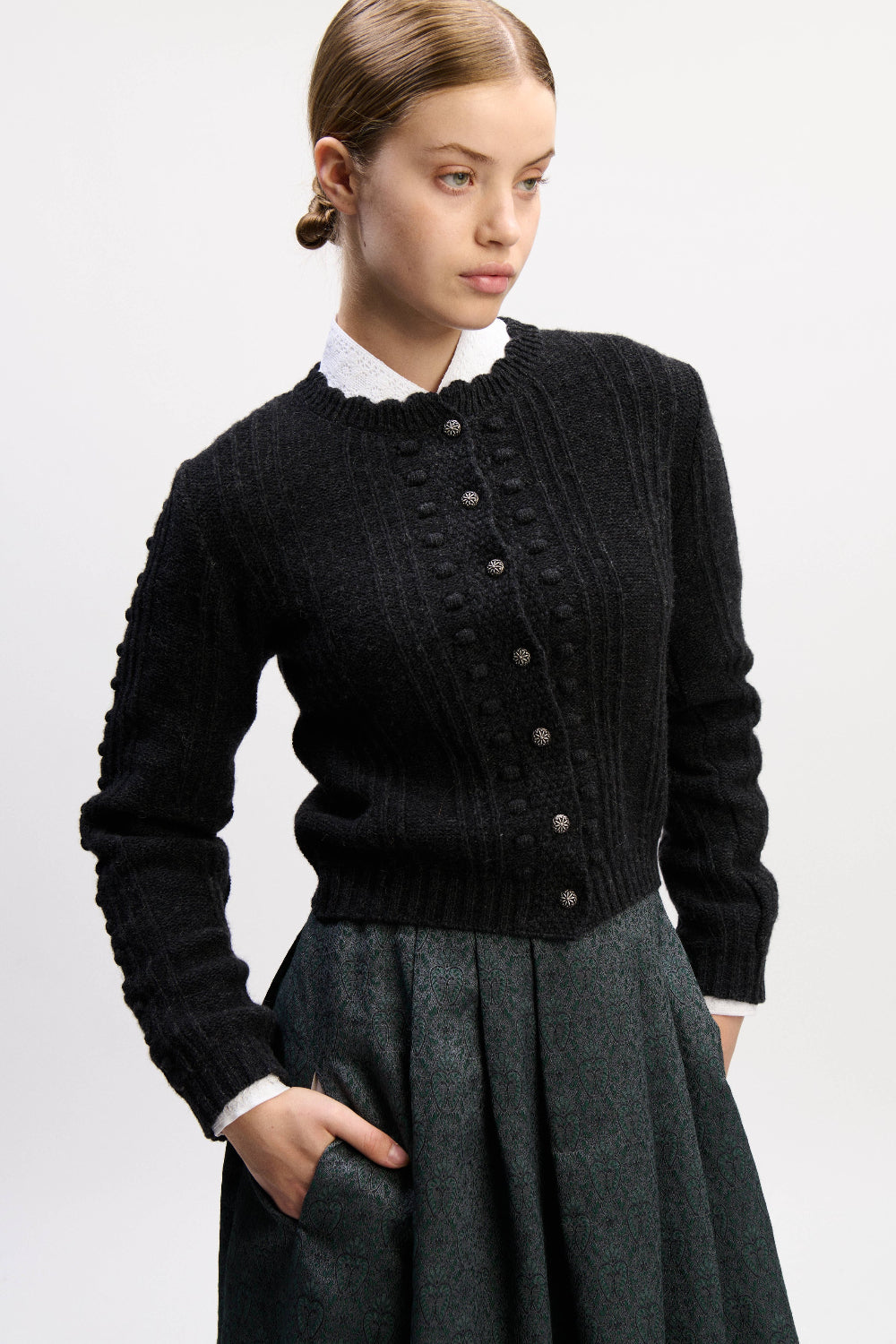 Women's knitted cardigan Claudina