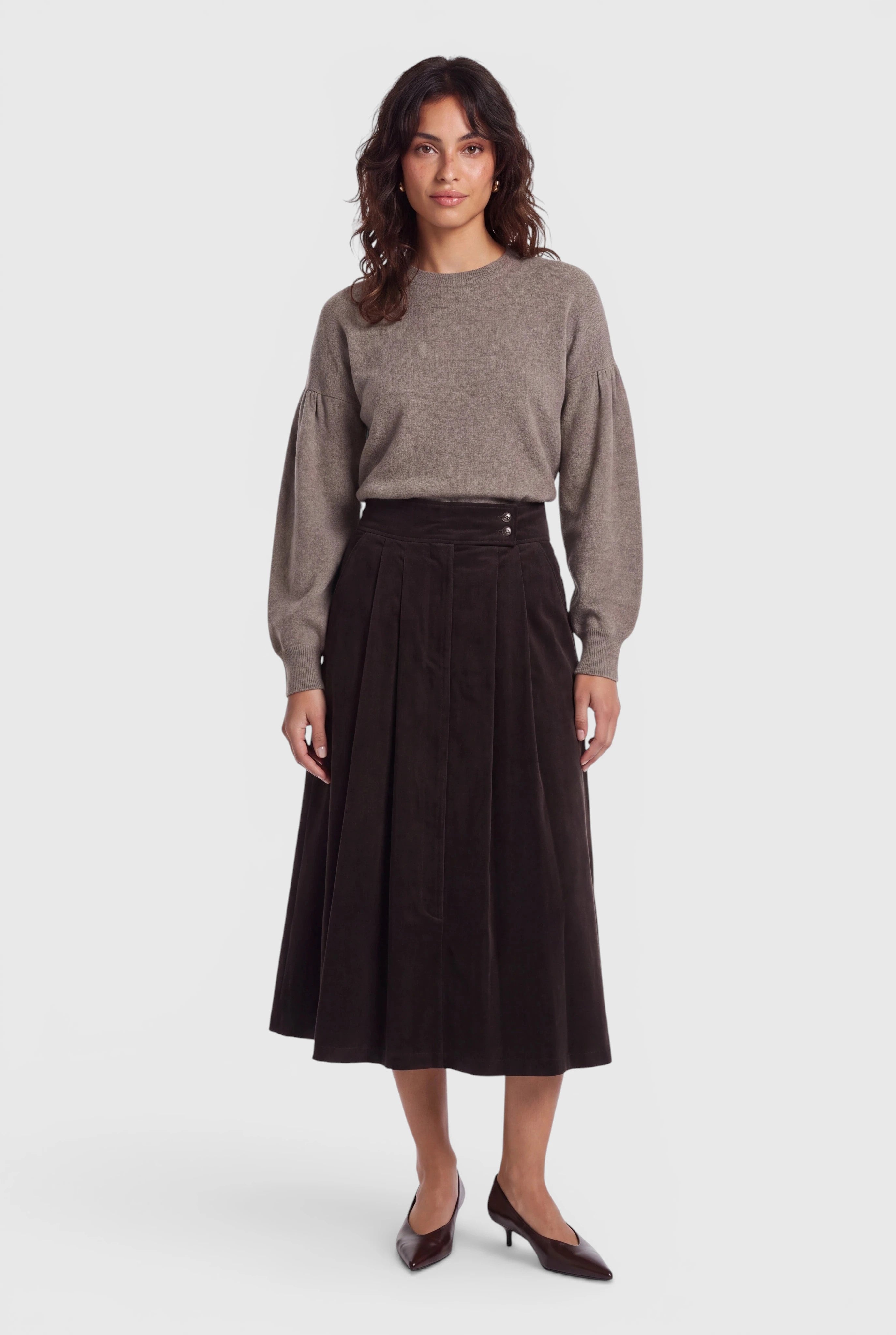Damen Strick Pullover Poldina